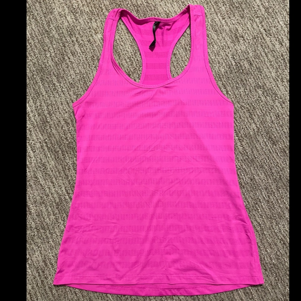 Hot pink workout tank